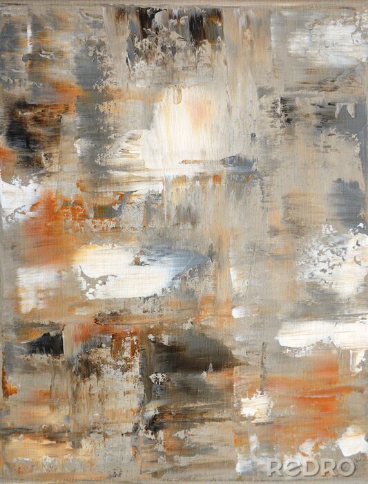 Canvas Neutral Abstract Art Painting