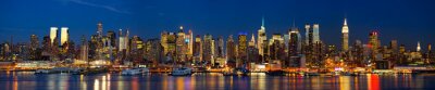 New York City skyline in 3D