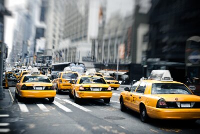 New York gele taxi