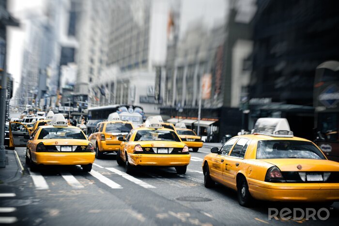 Canvas New York gele taxi