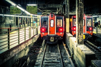 New York metro met trein