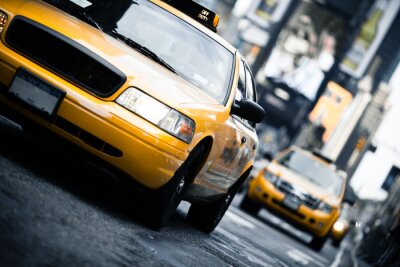 Canvas New York taxi