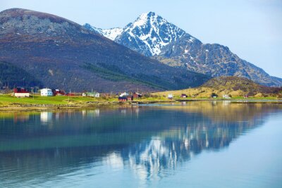 Canvas Noorse fjord