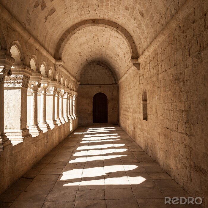 Canvas Old Abbey Galley