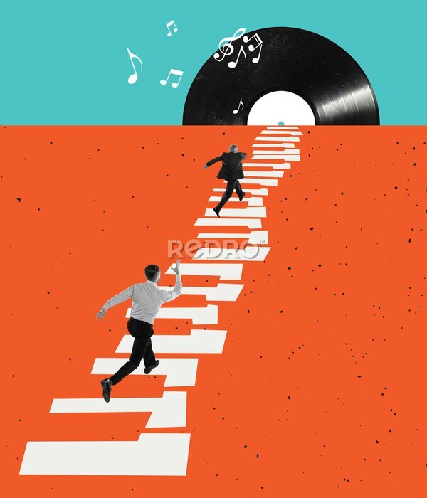 Canvas Op zoek naar muziek