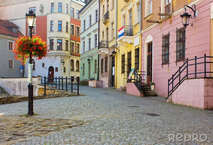 Canvas oude stad van Lublin, Polen