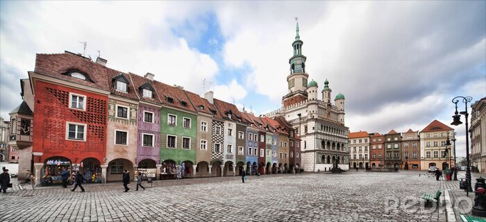 Canvas oude stadhuis in Poznan