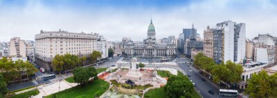 Canvas Panorama of the city of Buenos Aires, Argentina
