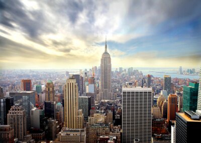 Panoramische zichten op New York