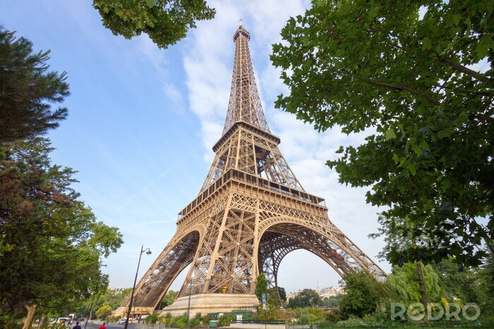 Canvas Parijs en de Eiffeltoren