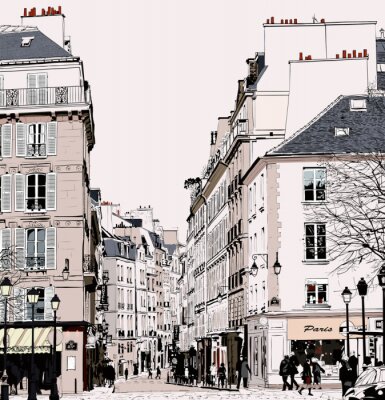 Parijs - Straat in Saint Germain