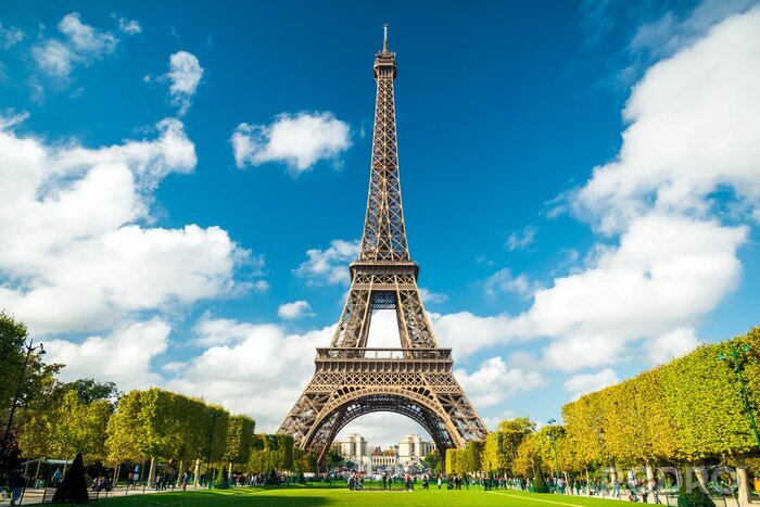 Canvas Park voor de Eiffeltoren in Parijs
