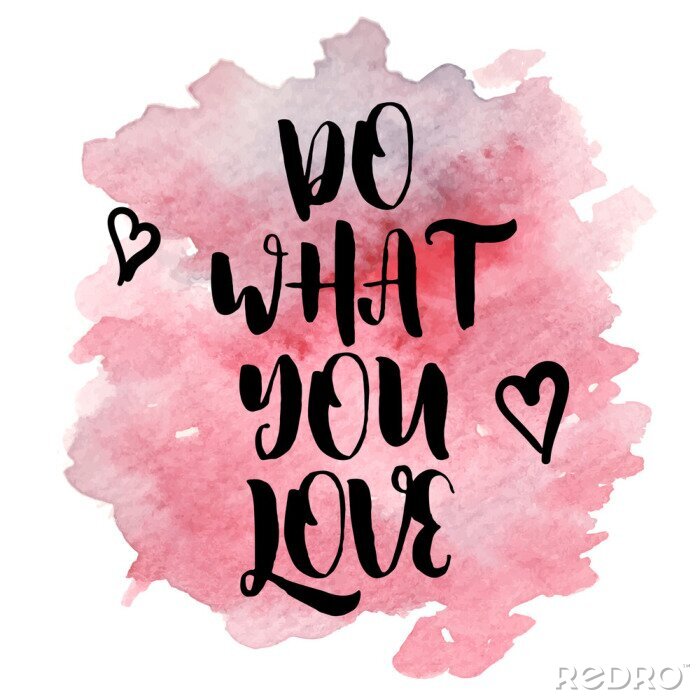 Canvas Pastelkleur achtergrond en tekst