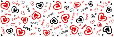 Canvas pattern love and heart, backgrounds love, wallpaper font and heart
