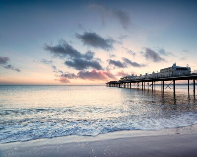 Pier in de ochtend in Paignton