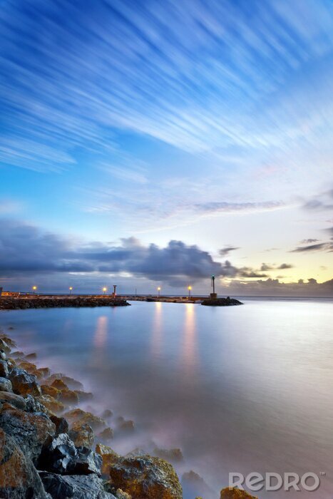 Canvas Pier op een prachtig landschap