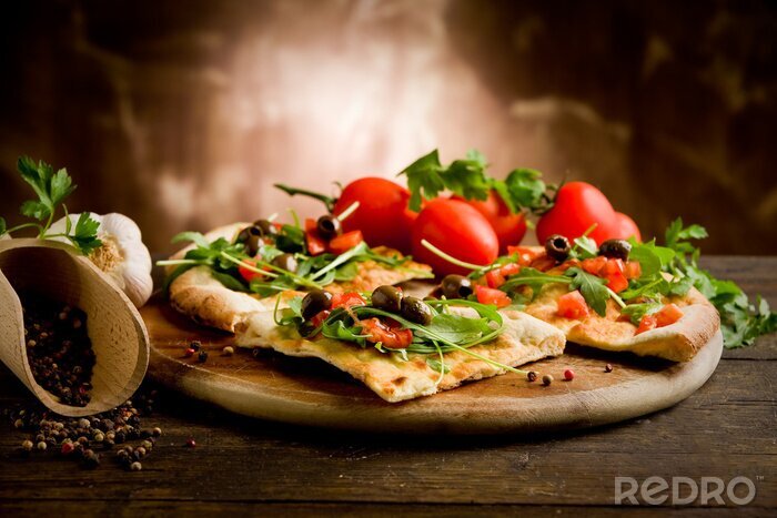 Canvas Pizza Vegetariana