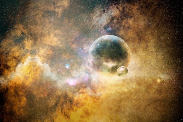 Canvas Planeet in de ruimte