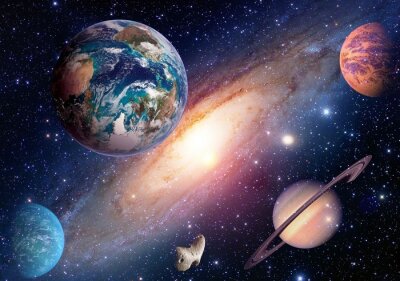 Planeten, Aarde en de Melkweg