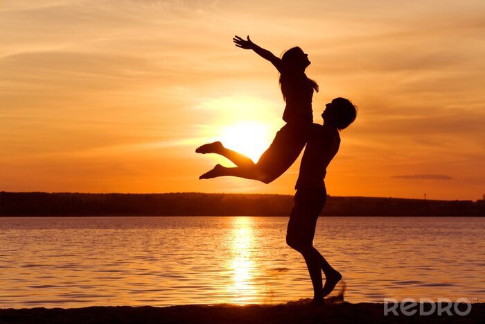 Canvas Plezier van sportieve emoties