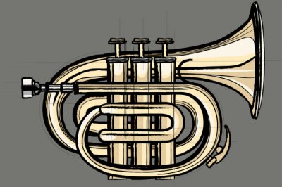 Canvas pocket trompet