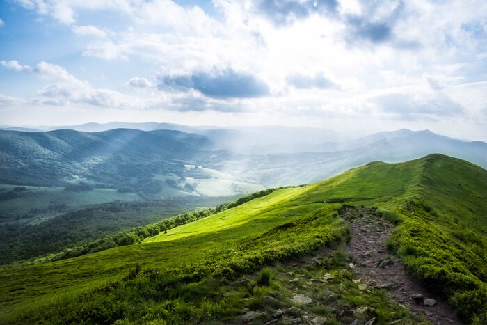 Canvas Polen in de bergen