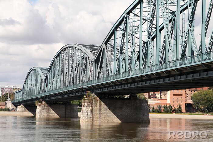 Canvas Poolse brug in Toruń
