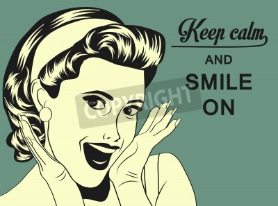 Pop art motiverende belettering