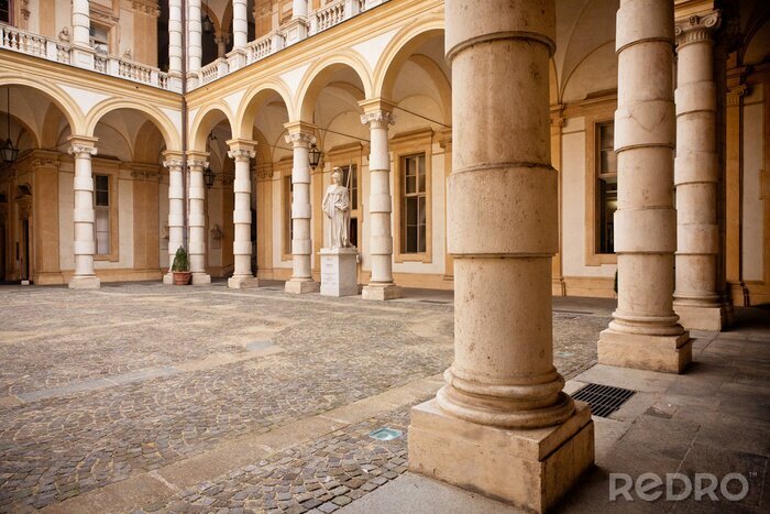 Canvas Portici een Torino