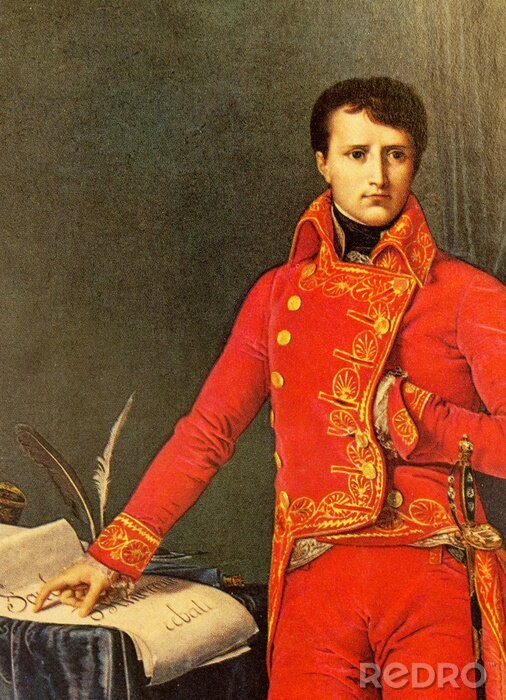 Canvas Portret van Napoleon Bonaparte