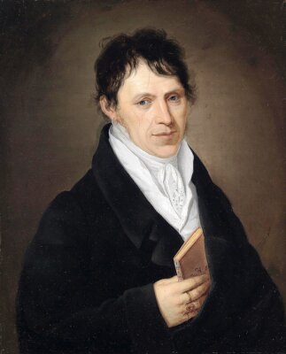 Canvas Portret van wetenschapper Alexander Von Humboldt