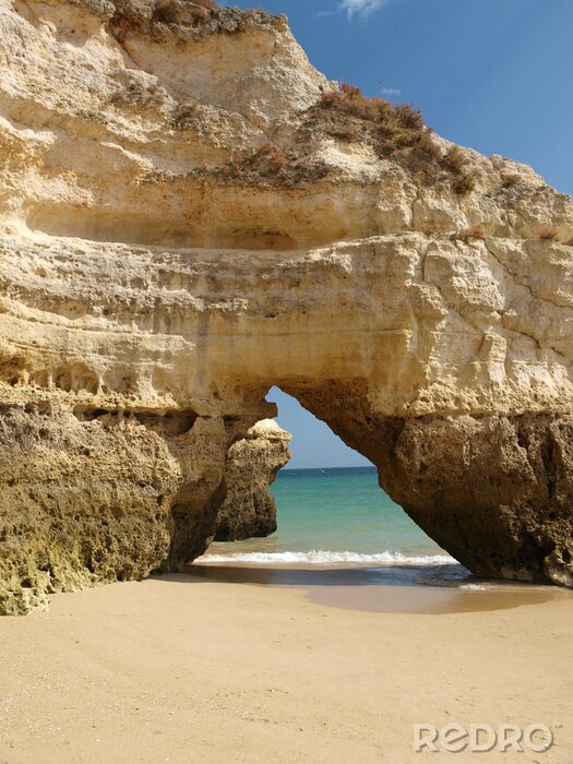 Canvas Portugese wateren en rotsen