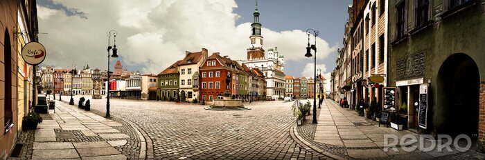 Canvas Poznan Market Panorama