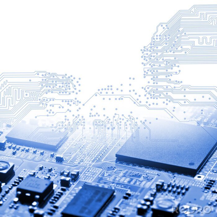 Canvas Presentatie van de technologie op het bord