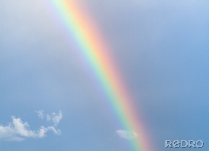 Canvas rainbow in the sky