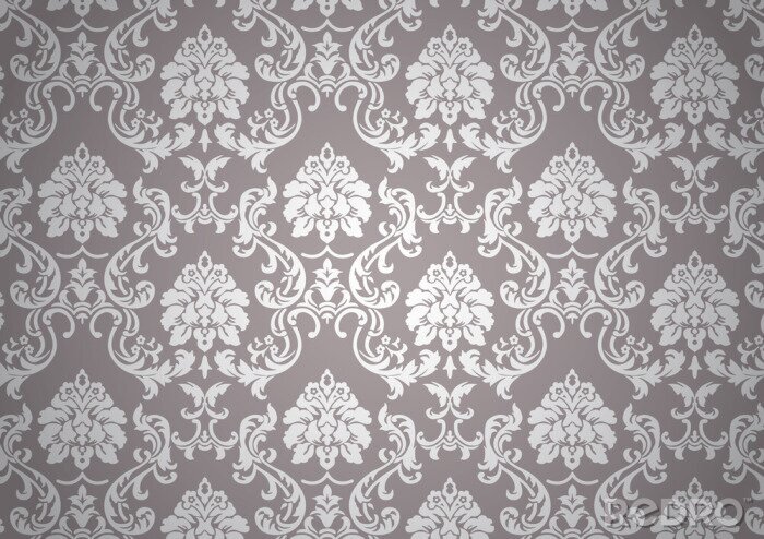 Canvas Retro motief in barokstijl