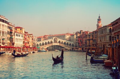 Canvas Rialtobrug in Venetië