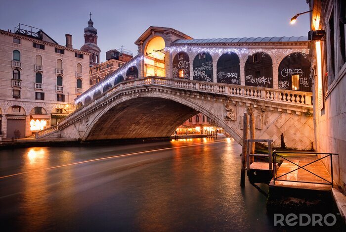 Canvas Rialtobrug - Venetië