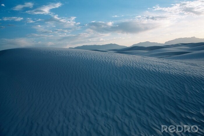 Canvas Rippled sand dunes