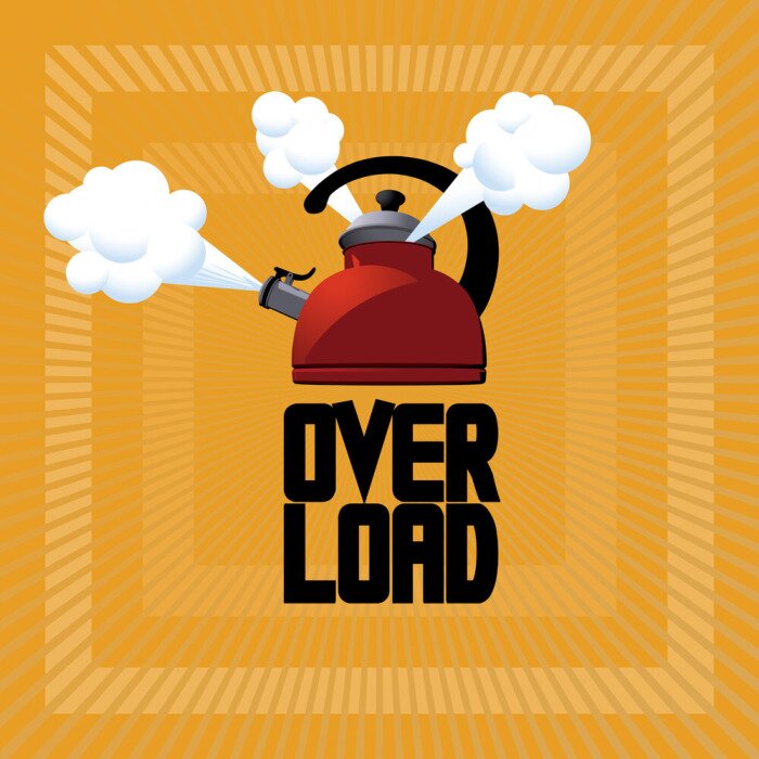 Canvas Rode retro waterkoker