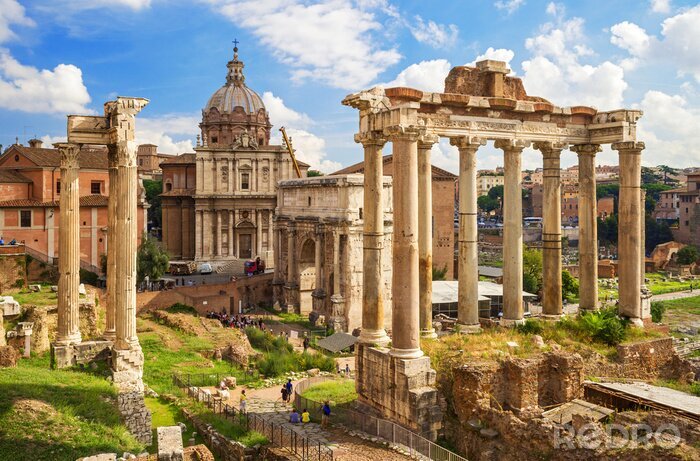 Canvas Romaanse monumenten