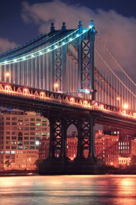 Romantisch landschap met Brooklyn Bridge