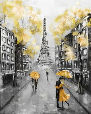 Romantische herfst in Parijs