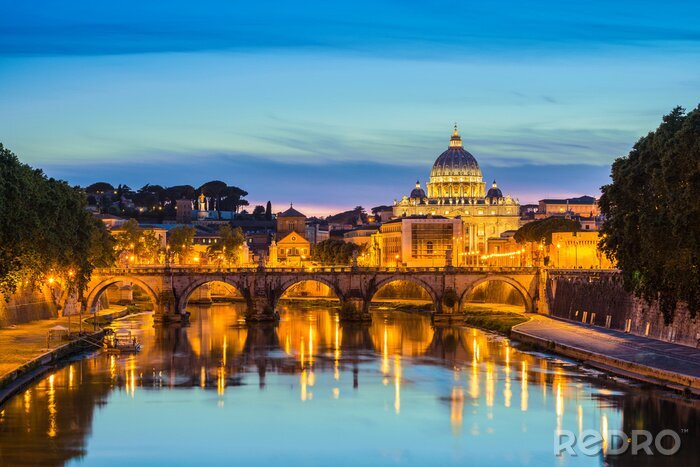 Canvas Rome en de Sant'Angelo-brug