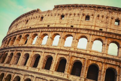 Canvas Rome en het Colosseum van buitenaf