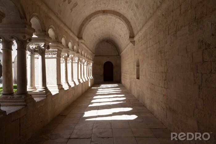 Canvas Ruimtelijke colonnade