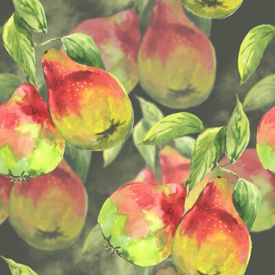 Canvas Rustiek perenfruit