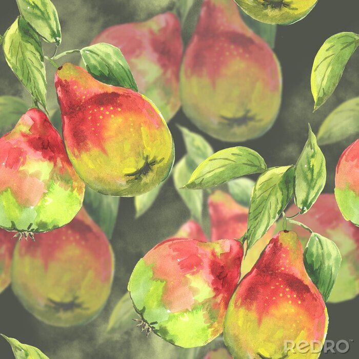 Canvas Rustiek perenfruit