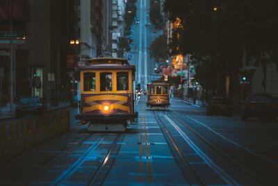 San Francisco 's nachts op straat