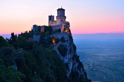 Canvas San Marino kasteel